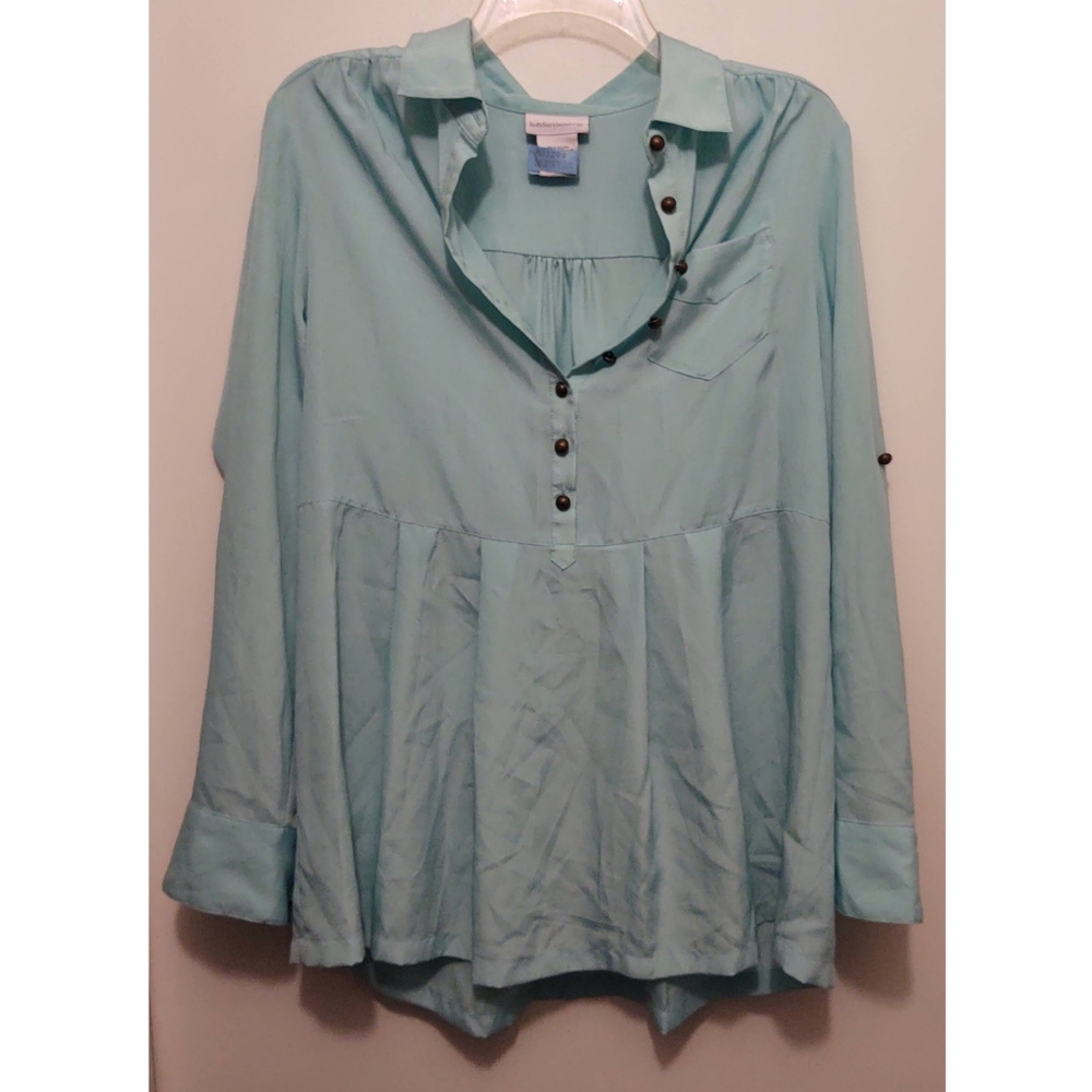 Soft surroundings long sleeve shirt - Picture 2 of 5